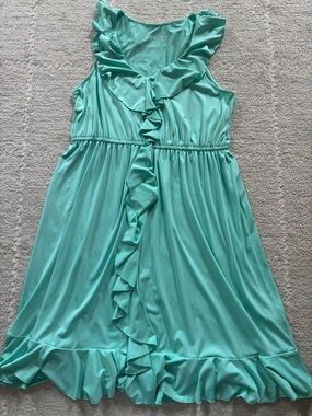 Merona Mint Green Ruffle Midi Dress
